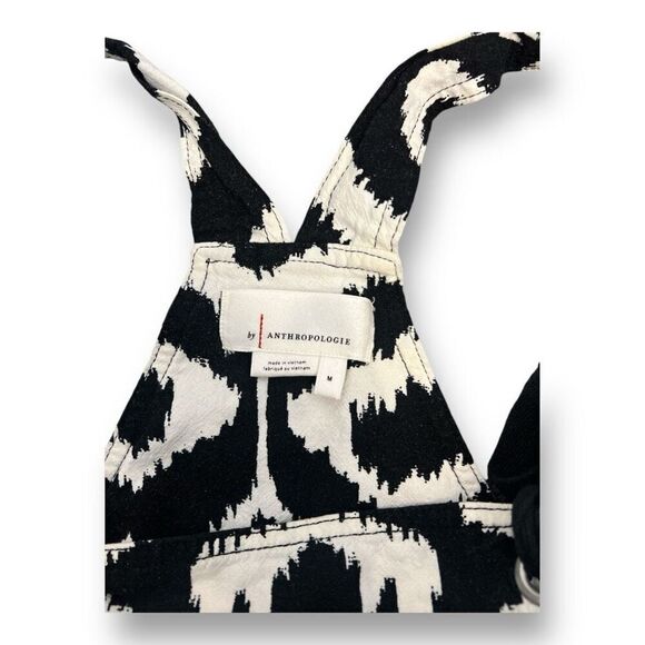 Anthropologie Constance Wide Leg Cropped Overalls Size Medium - Picture 4 of 10